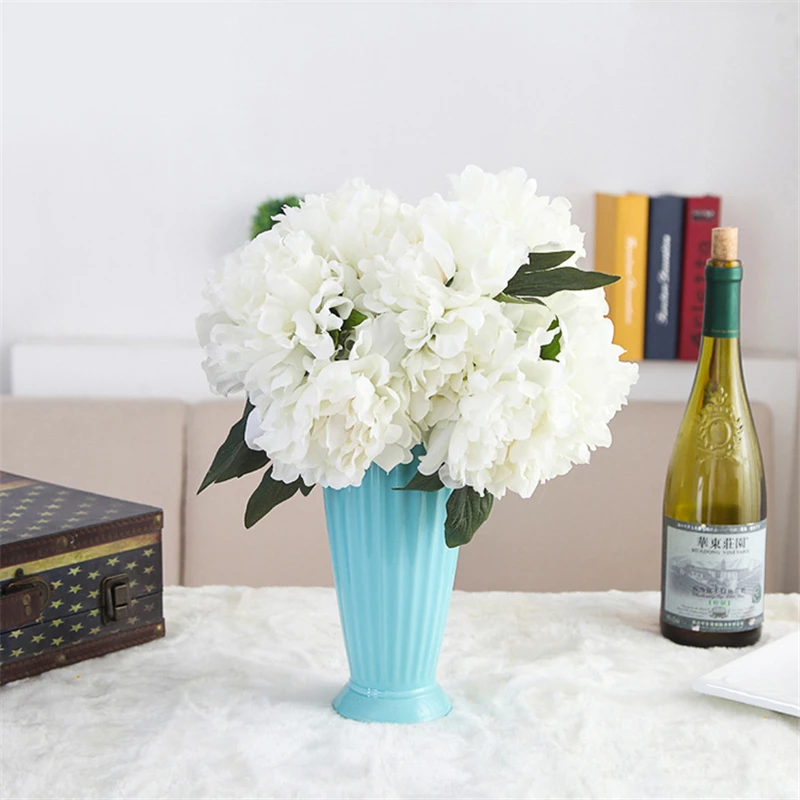 1 комплект 5 головок пионы настоящие на ощупь латексные искусственные цветы