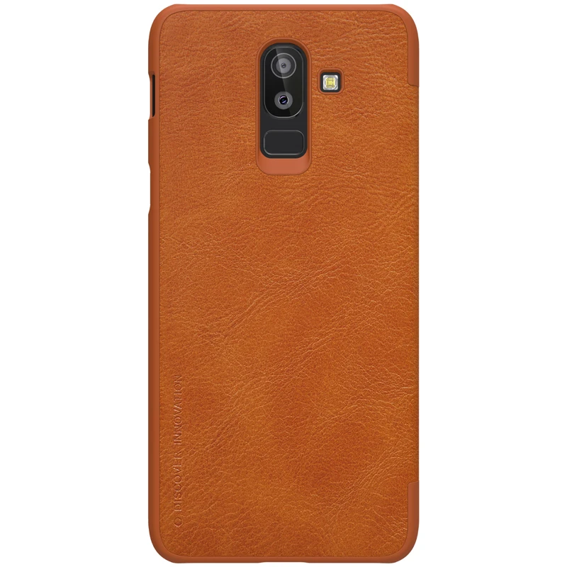 Для Samsung Galaxy J8 2018 чехол Флип кожаный NILLKIN Бизнес Мода PU задняя крышка с отделением