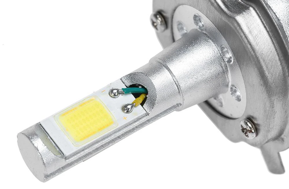 Бесплатная доставка супер яркий автомобиль H4 светодиодные фары лампы COB высокой