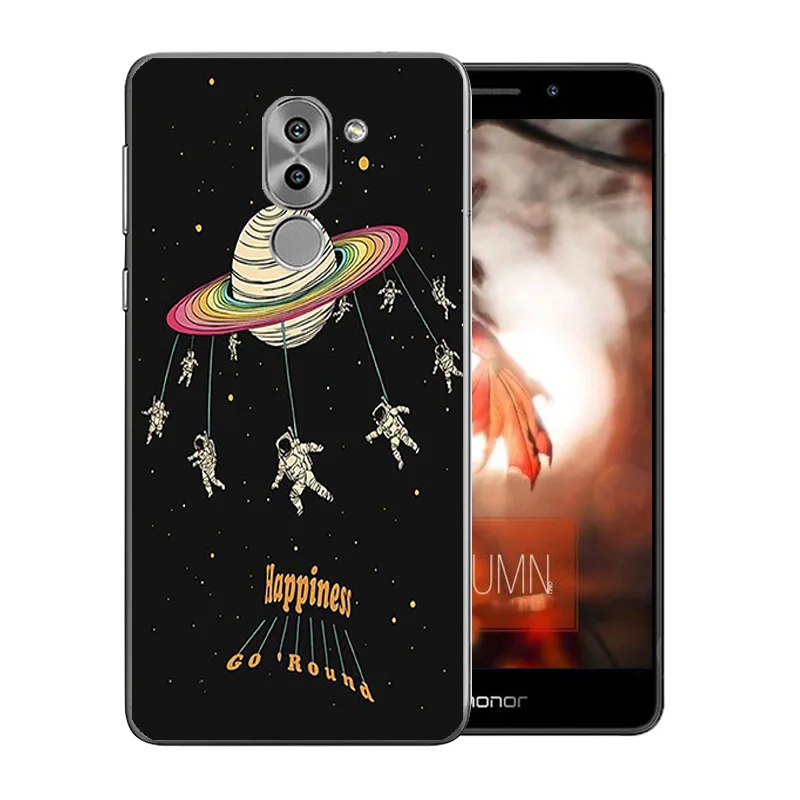 Чехол для телефона Huawei Honor 6X Мягкая силиконовая задняя крышка рисунок