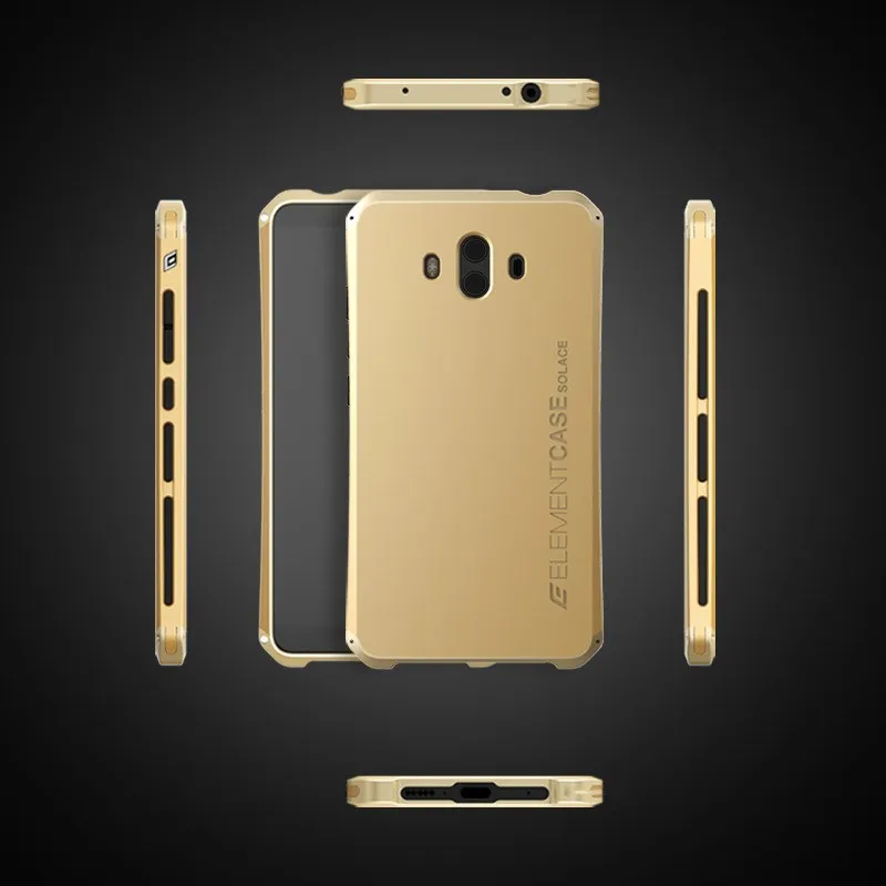 Case for Huawei Mat9 mobile phone shell Mat10 metal frame P9 P10 plus alloy P20 anti-fall sleeve |
