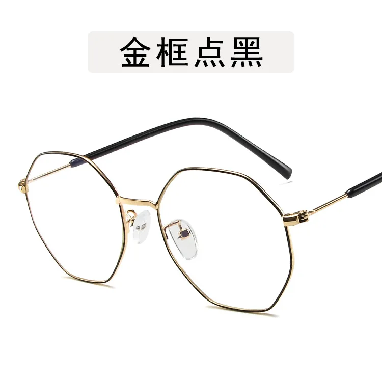 

2019 Retro Square Optical Lens Eyewear Nerd Clear Lens Glasses Vintage Gold Metal Frame Eyeglasses Mens Womens Sun glasses