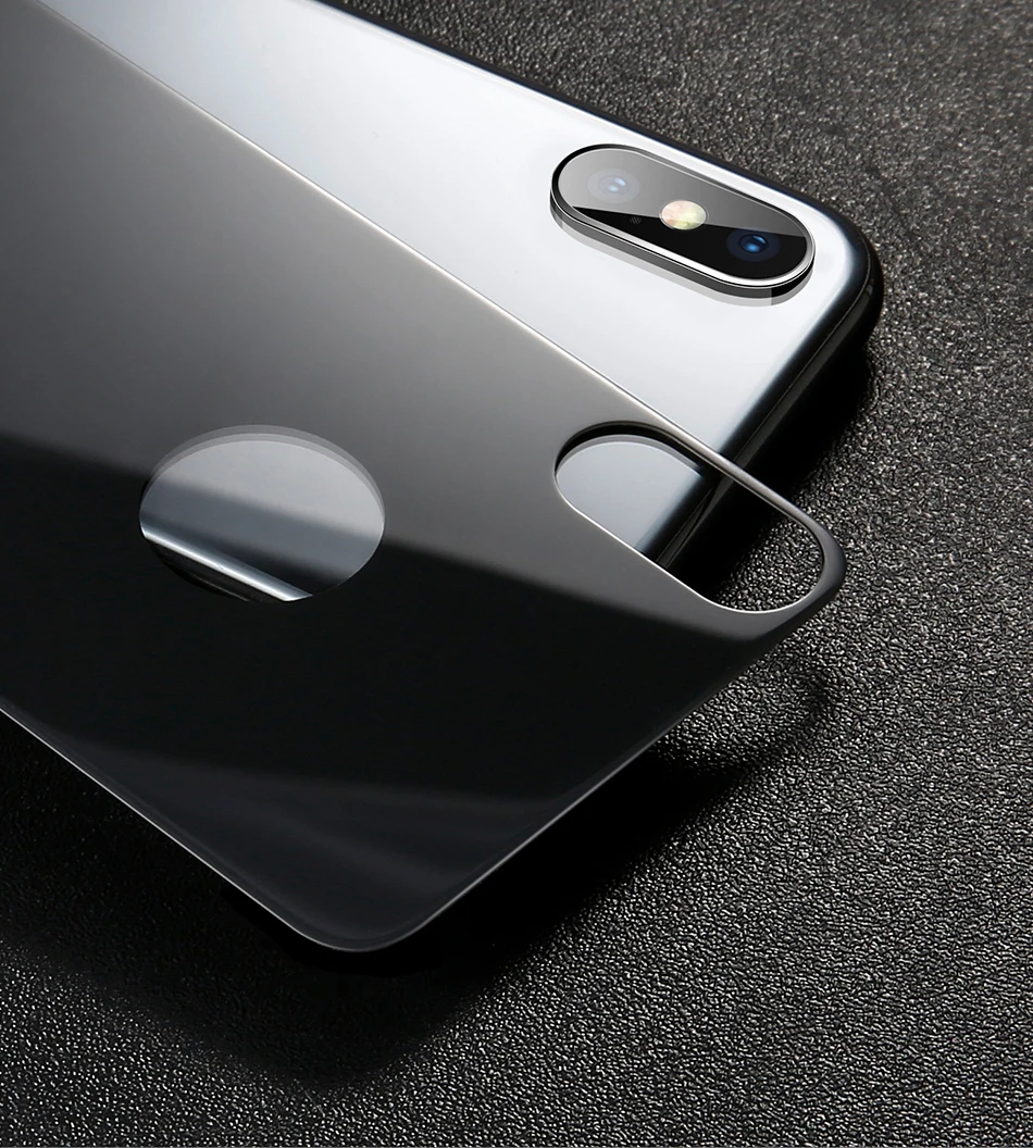 Baseus 0,3 мм защитная пленка на заднюю панель для iPhone X 9 H, закаленное стекло для iPhone X, ультратонкая защитная пленка на заднюю панель