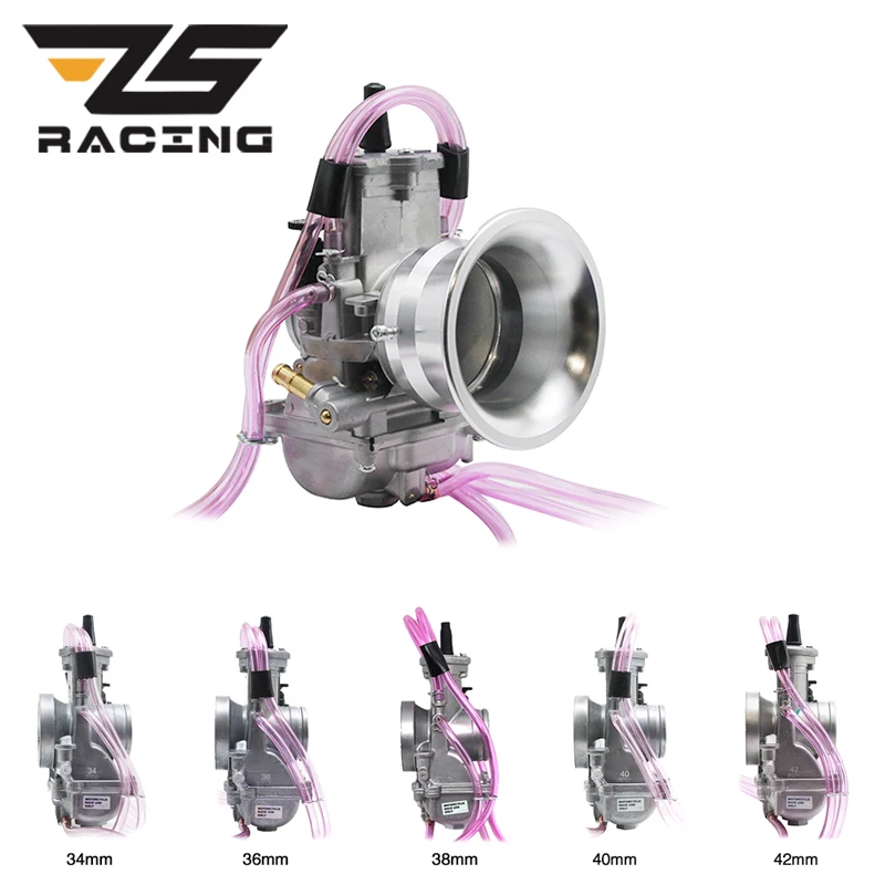 

Карбюратор ZS Racing 34, 36, 38, 40, 42 мм, PWM для мотоциклов 125cc-250cc
