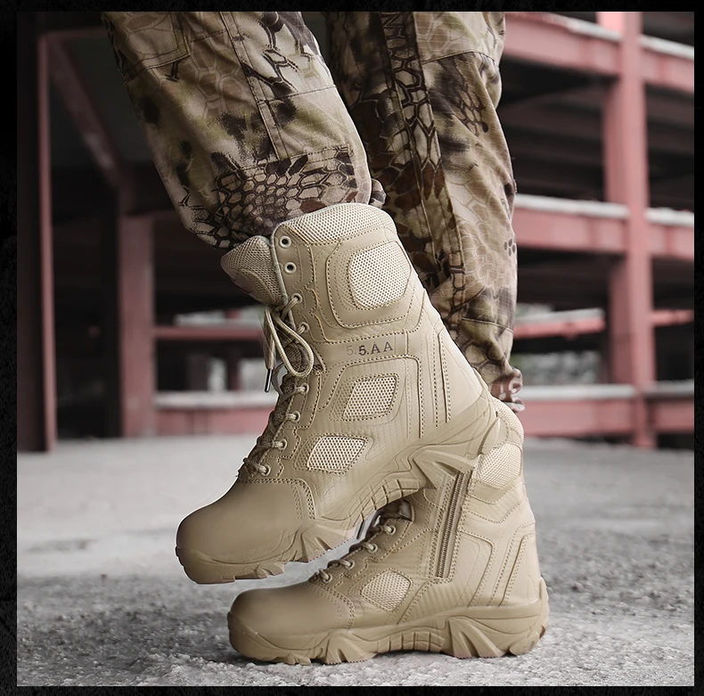 Zenvbnv уличная походная обувь мужские дезерты высокие военные тактические сапоги мужские армейские сапоги Militares Sapatos masculin