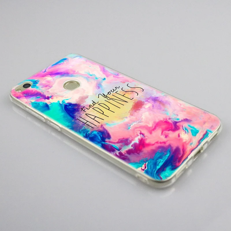 Мраморный розовый Роскошный мягкий силиконовый чехол для Huawei NOVA 3 3i 4 Honor 7A Pro 7S 6X 7X