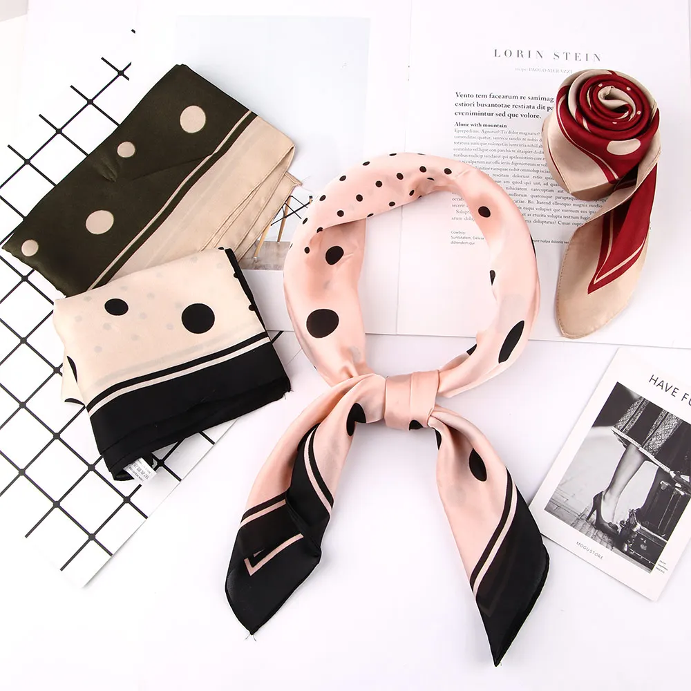 Модный женский квадратный шарф в стиле ретро со скидкой маленький из альпака