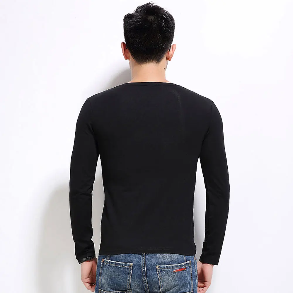 Мужские футболки с длинным рукавом и V образным вырезом|mens long sleeve tshirt|t shirt menv neck t |