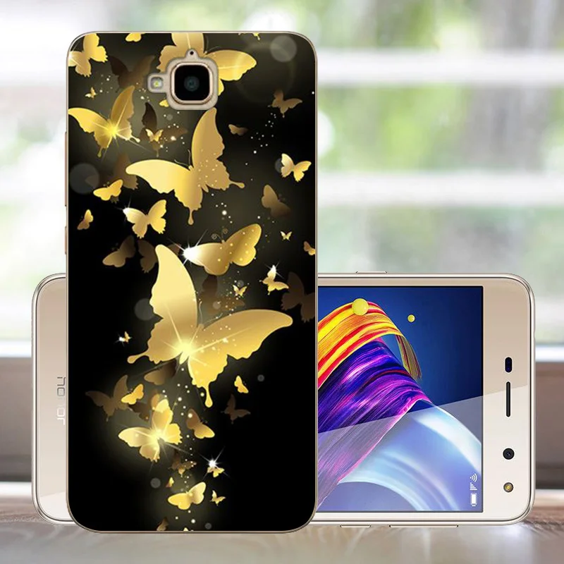 Чехол для huawei Honor 4C Pro, 5,0 дюйма, мягкий ТПУ, huawei Honor 4C PRO, TIT-L01 чехол, чехол для huawei Y6 PRO, чехол s, задняя крышка для телефона