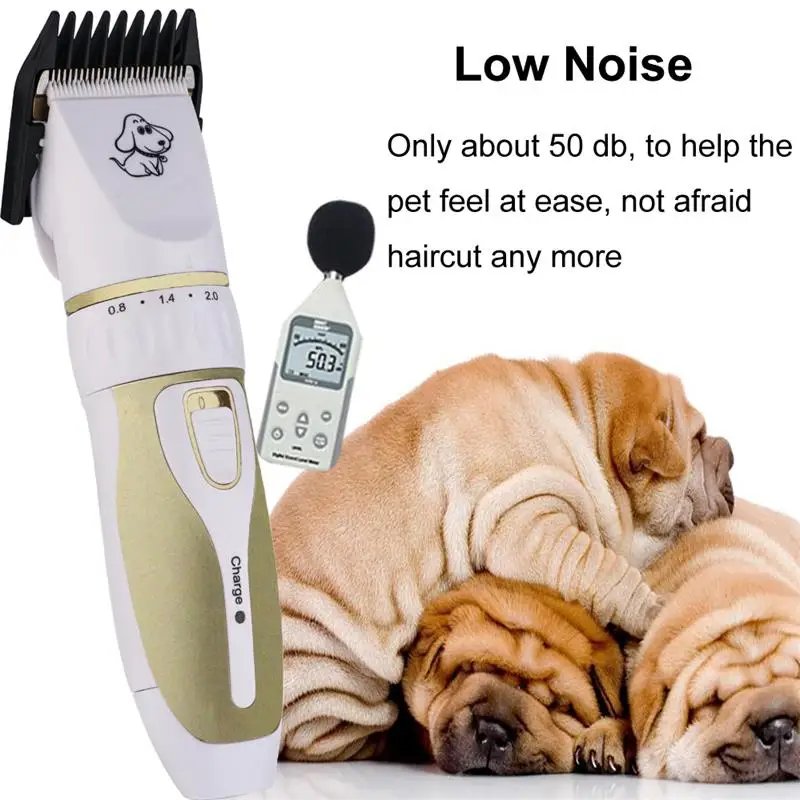 Baorun Professional Pet собака триммер для волос животное машинки для стрижки волос кошка резак машина бритва Электрические Ножницы Clipper 110-240 В AC