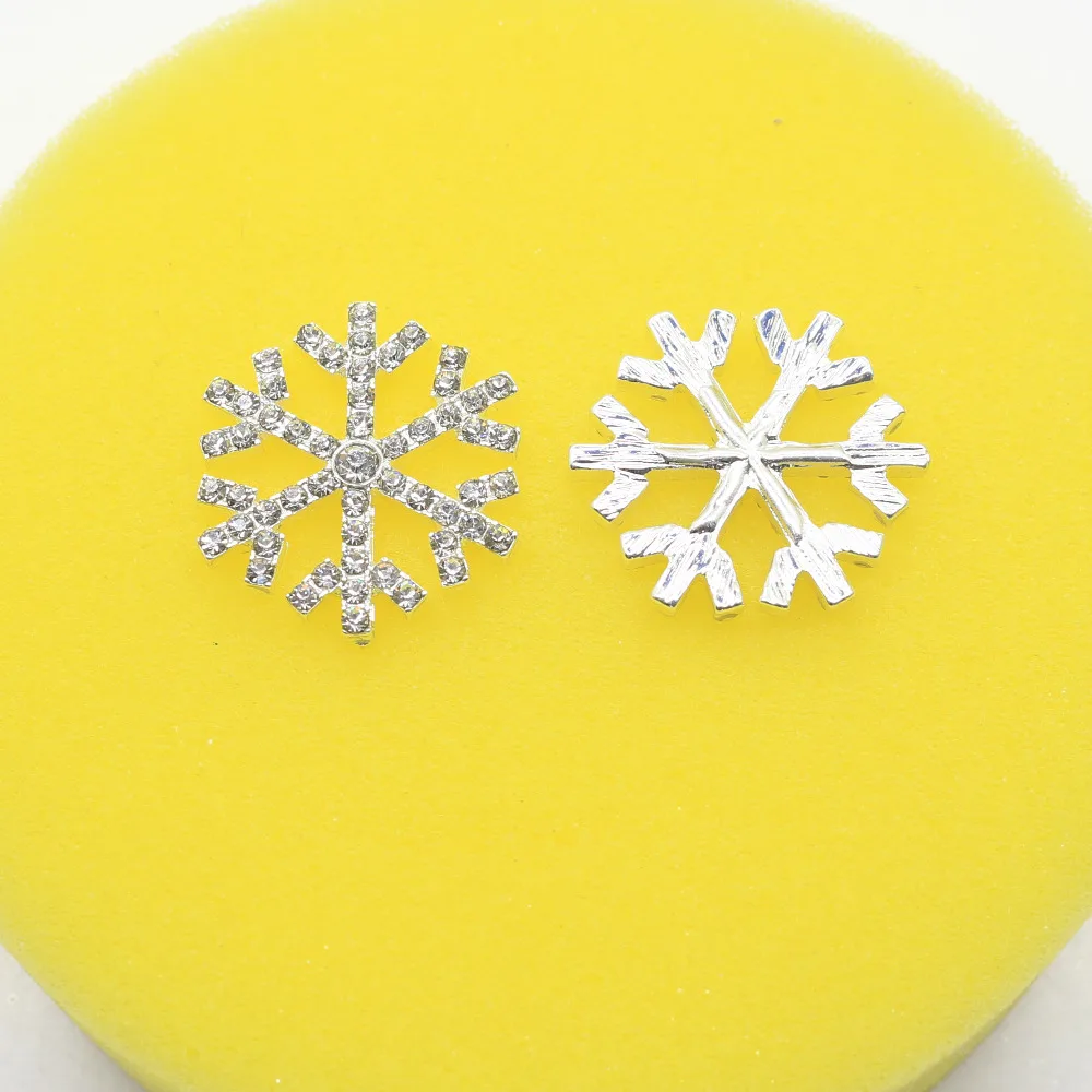 10 шт./компл. пряжки Стразы в виде снежинок Свадебное Украшение Аксессуары сделай