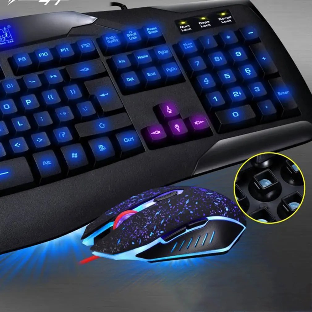 G12 светильник, клавиатура, мышь, набор, Usb кабель, игра, Esport, клавиатура, мышь, игровое оборудование, набор, компьютерные аксессуары