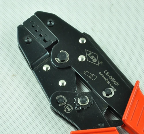 LS-06WF трещотка обжимной инструмент для провода конец наконечники 0 5-6mm2 20-10AWG