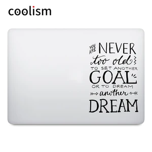 Наклейка никогда не слишком старая для ноутбука Apple MacBook Pro Air Retina 11 12 13 14 15 дюймов