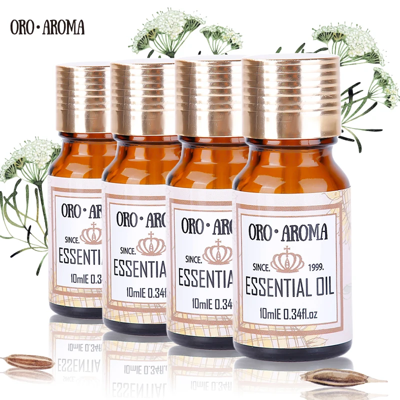 Эфирное масло эфирное для ароматерапии массажа спа ванны 10 мл * 4|essential oil aromatherapy|oil