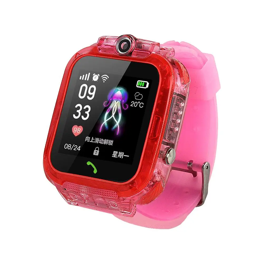 S12 дети телефон Smartwatch с HD экраном IP67 Водонепроницаемый GPS сенсорный экран крутые