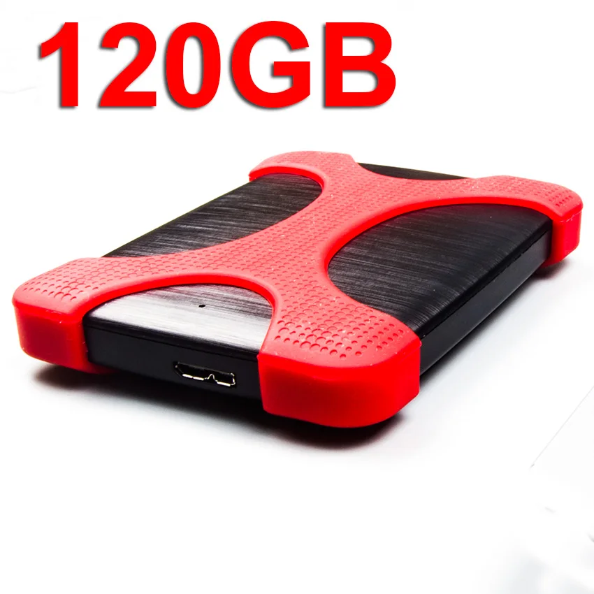 USB 3 0 HDD 120GB Портативный жесткий диск внешний накопитель (анти шок Защита сумка и
