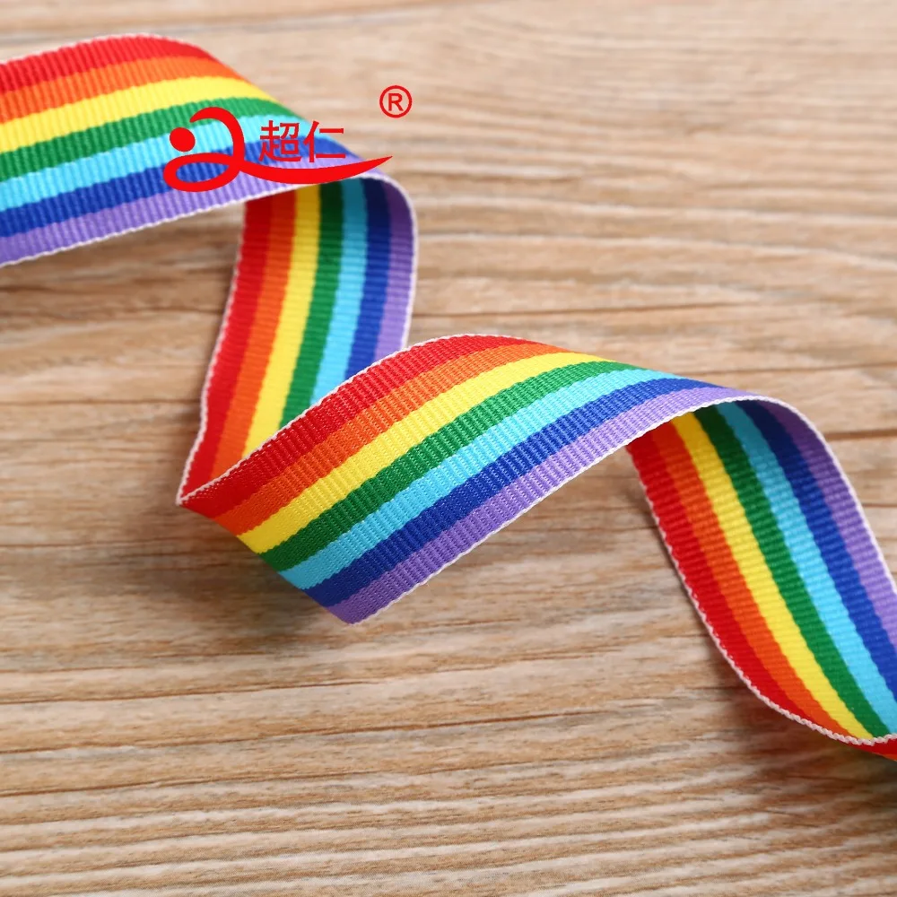 Width 1-5cm / Length 100m Colorful Ribbon Rainbow Backpack Decoration Clothing Bag Accessories Festival Celebration | Дом и сад