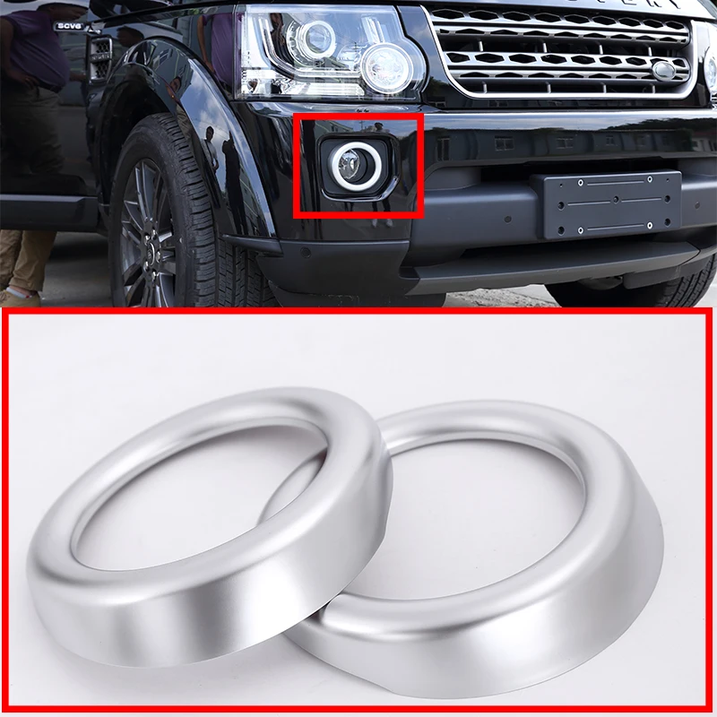 Для Land Rover Discovery 4 LR4 2014 2016 автомобильные аксессуары ABS Черный Хром Передняя