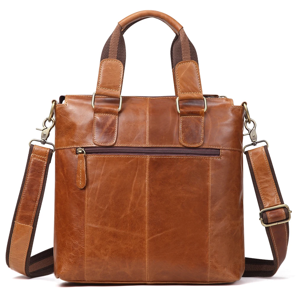 Сумка портфель JOYIR Мужская для ноутбука из натуральной кожи 2019|business messenger bag|business