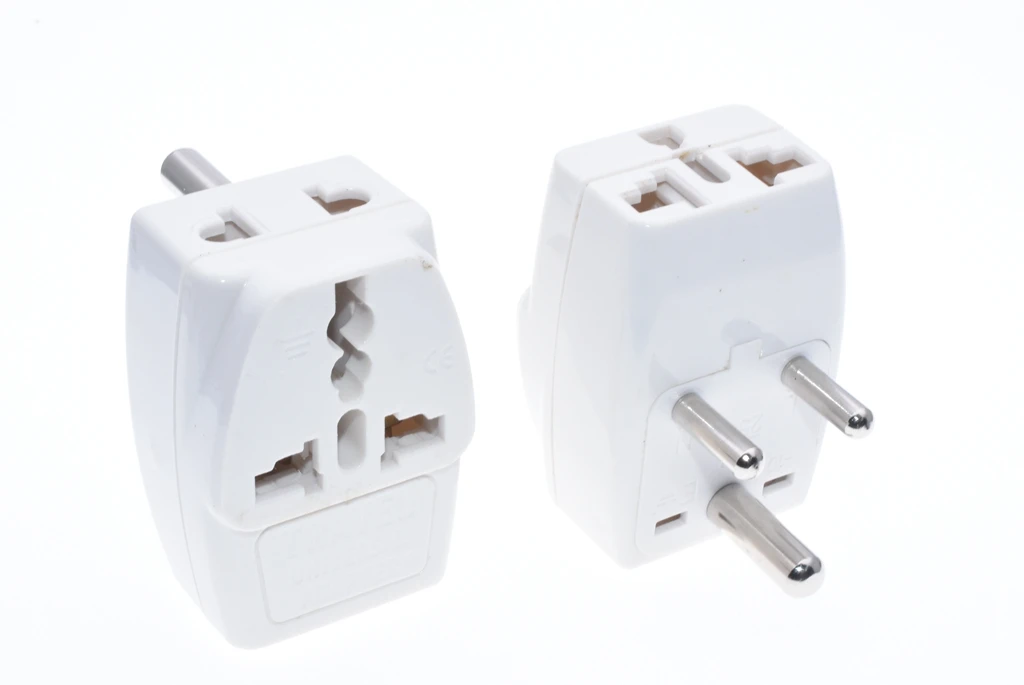 South Africa plug adapter Type D 3 position convert to 1 outlet Multi travel charge power India Kenya Nepal Pakistan NEW | Обустройство