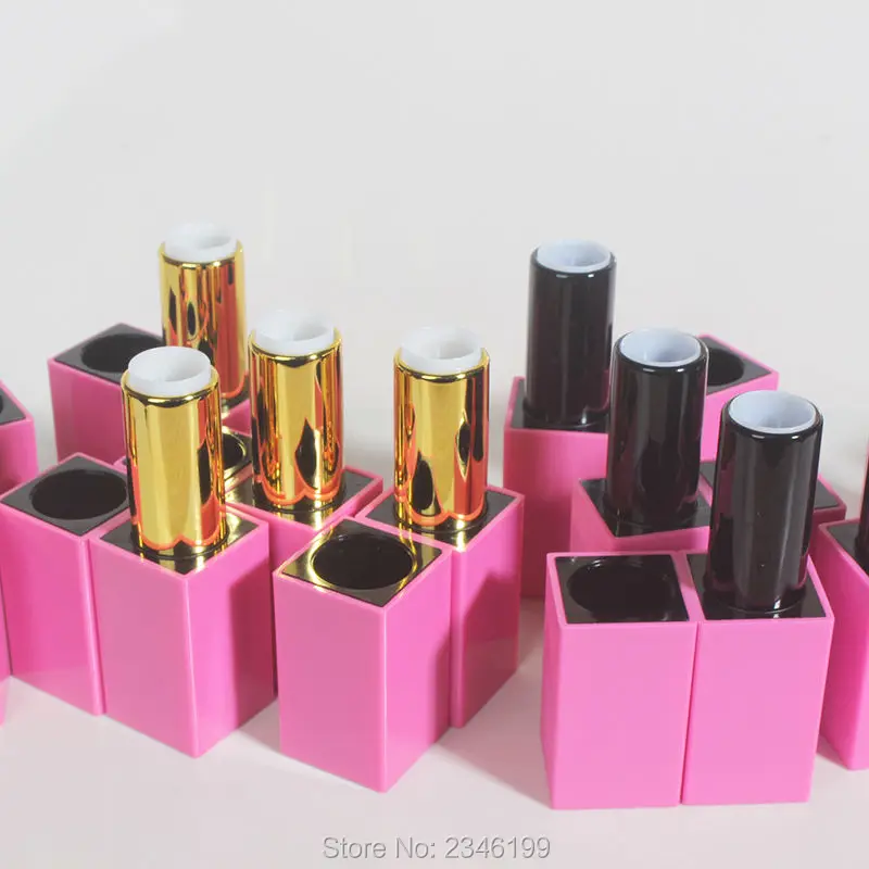 30 шт./лот высококачественный тубус для губной помады цвета фуксии пустой