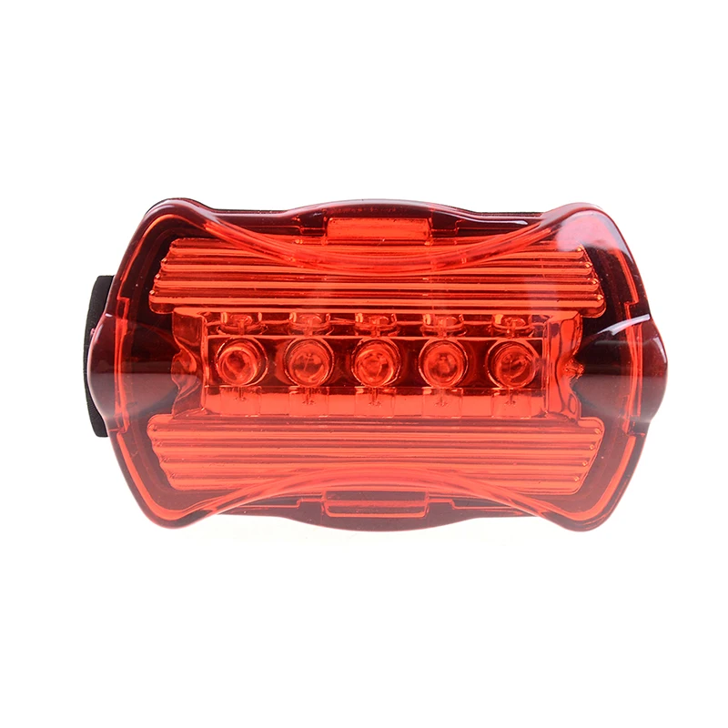 

5 LED 3 Mode Cycling Safety Red Rear Tail Lamp Anti-shock Bicycle Light with Bracket Waterproof Bike Light High Power