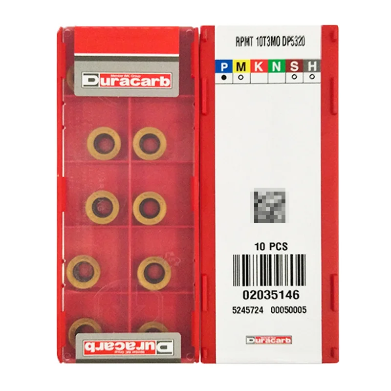 Фрезерная вставка RPMT0802 M C DP5320 RPMW1204 MR RPMT10T3MO Высокое качество Круглый Карбид мельница лезвие для EMR фрезерный держатель инструмент