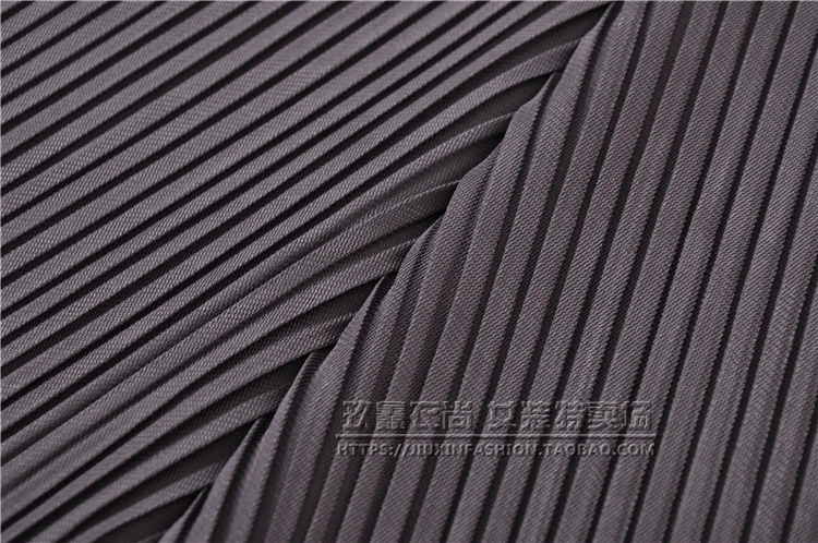 

HOT SELLING spring and summer pleated women's miyake capris fashion solid slanting stripe wide leg pants IN STOCK