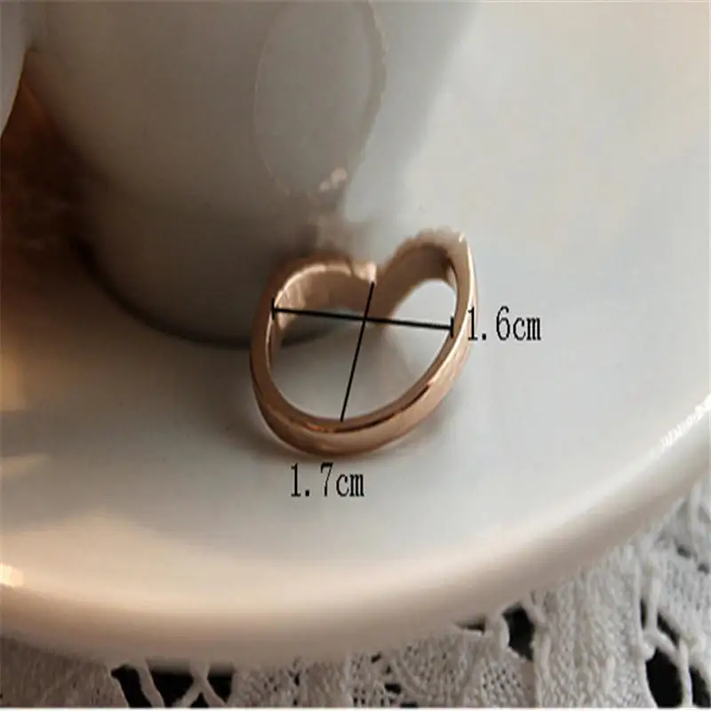 2019 Новое модное Ювелирное кольцо с v-образным вырезом Уникальный дизайн