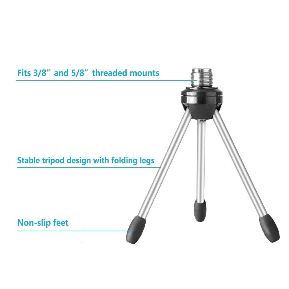 Складной штатив Neewer настольная микрофонная стойка прочная конструкция из железа