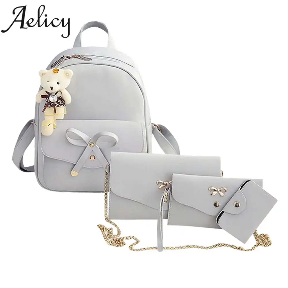 Женский рюкзак Aelicy винтажный 4 комплекта | Багаж и сумки