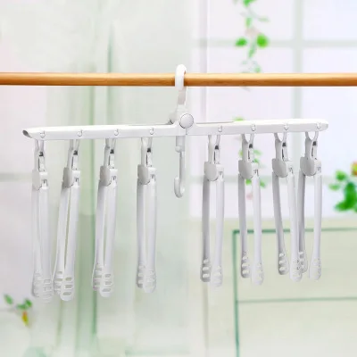 

HOT Selling Multifunctional Folding Plastic Telescopic Drying Rack 360 Degree Rotating Clothes Drying Rack