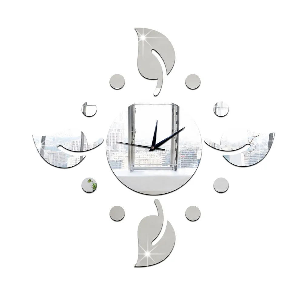 Акриловые съемные настенные часы креативный подарок сделай сам беззвучные