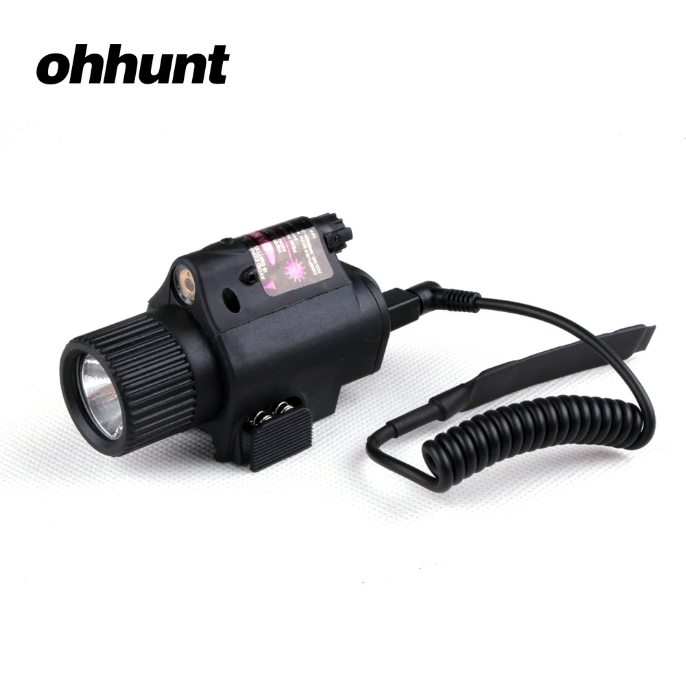 Ohhunt Quick Release 5 мВт Мощный красный точечный лазерный прицел набор для винтовки