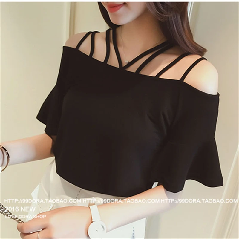 2017 летние шорты с расклешенными рукавами Блузки для малышек blusas хлопковая блуза
