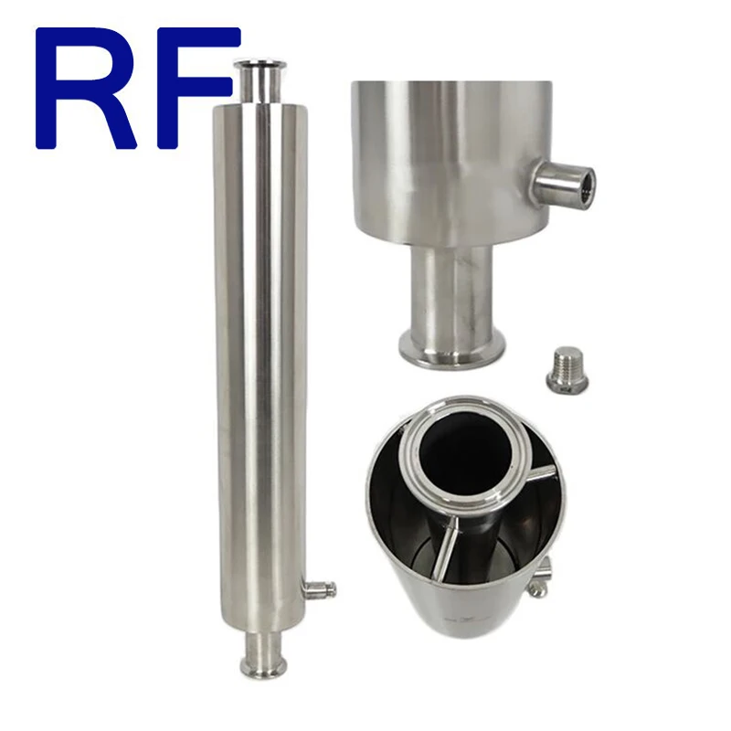 RF Clamp 2 &quotx 18&quot полный кожух катушки внешний рукав 4 15&quot с 1 шт 1/4 &quotFNPT санитарно SS304
