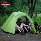 Палатка Naturehike CloudUP2 для 2 человек, водонепроницаемая двухслойная палатка с силиконовым покрытием, портативные сверхлегкие палатки для гор, PU4000