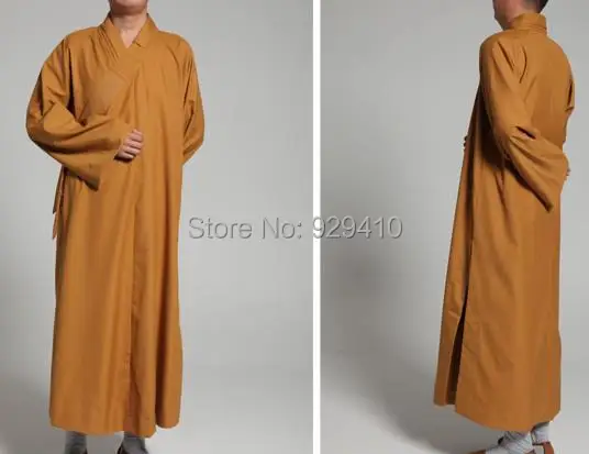 UNISEXSpring & осень хлопок буддийские монашеские костюмы laymeditation long robegown буддизм abbot