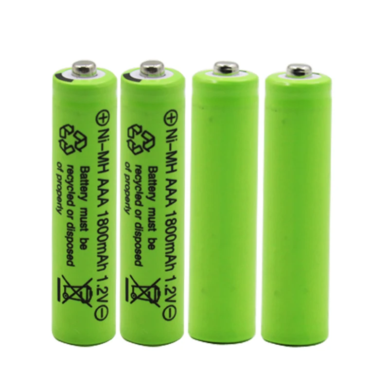 4/8/12/16/20 шт Alalito AAA 1800mAh 3A 1 2 V Ni MH желтая аккумуляторная батарея для MP3 RC игрушки