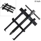 6-дюймовый черный два когтя Съемник отдельное подъемное устройство усиленный Подшипник Rama с винтовой штангой для обслуживания автомехаников