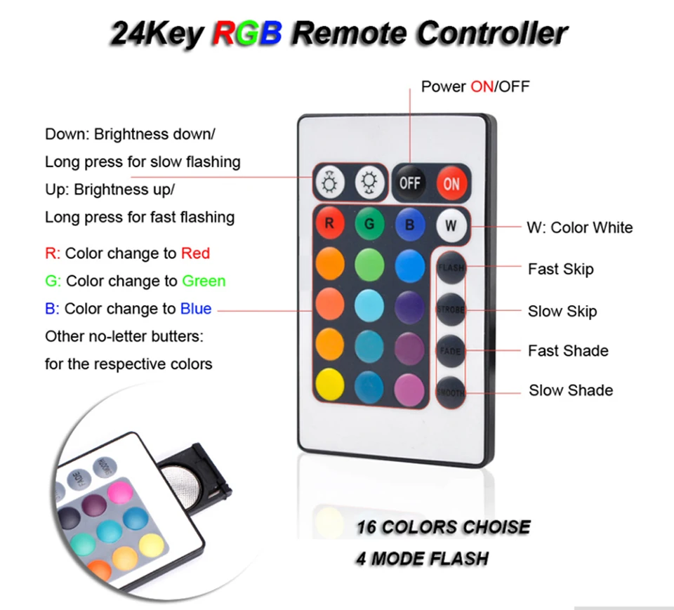 48 см RGB дистанционный светильник для аквариума, водонепроницаемый 5050 SMD светодиодный светильник для аквариума, погружной светильник для аквариума, EU, US, SAA, UK plug
