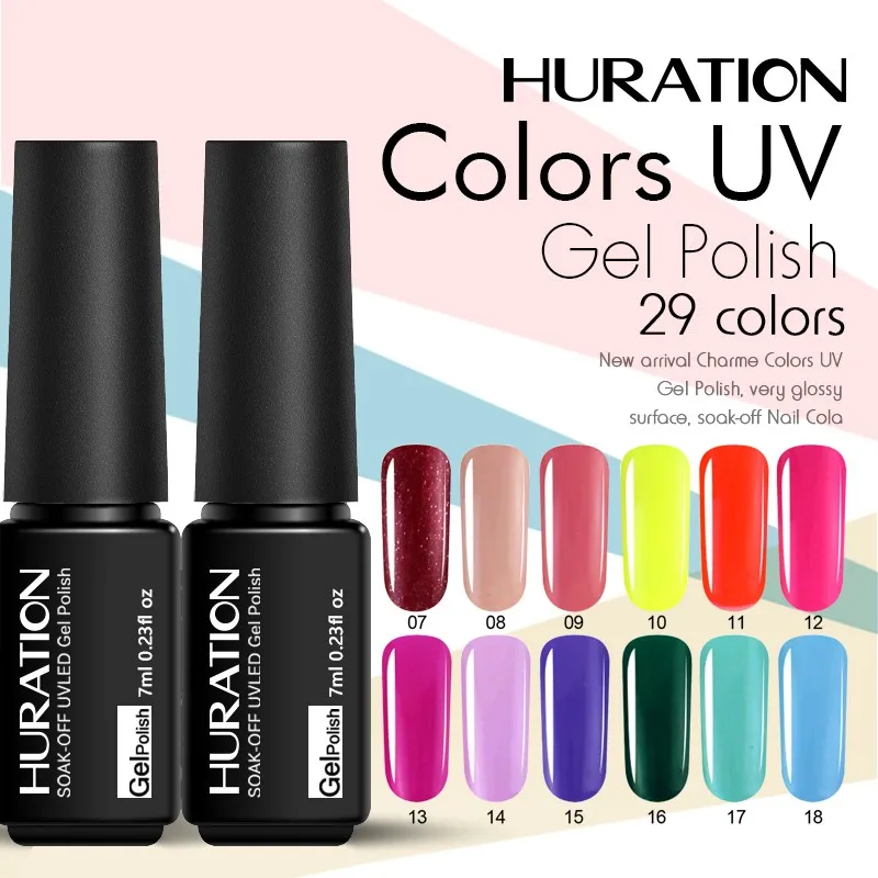 Huration Ordinary Nude новый лак для ногтей 29 цветов Soak Off UV светодиодный цветной гель Лаки