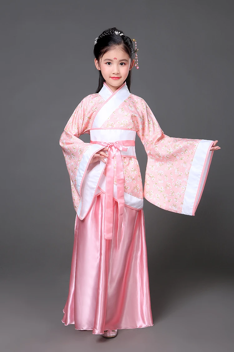 Новинка года; Детский костюм в китайском стиле; Hanfu Disfraz сказочное платье для девочек в стиле династии Тан; Королевское Платье принцессы Hanfu для выступлений