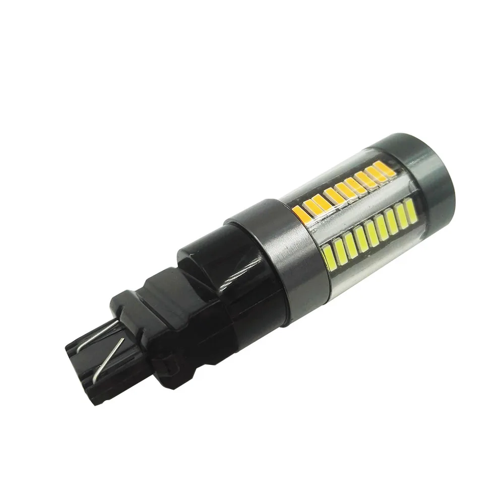 2 шт. Автомобильные светодиодные лампы T25 3157 66 SMD 12 В 4014 лм|12v car led lamp|car amber lightscar light |