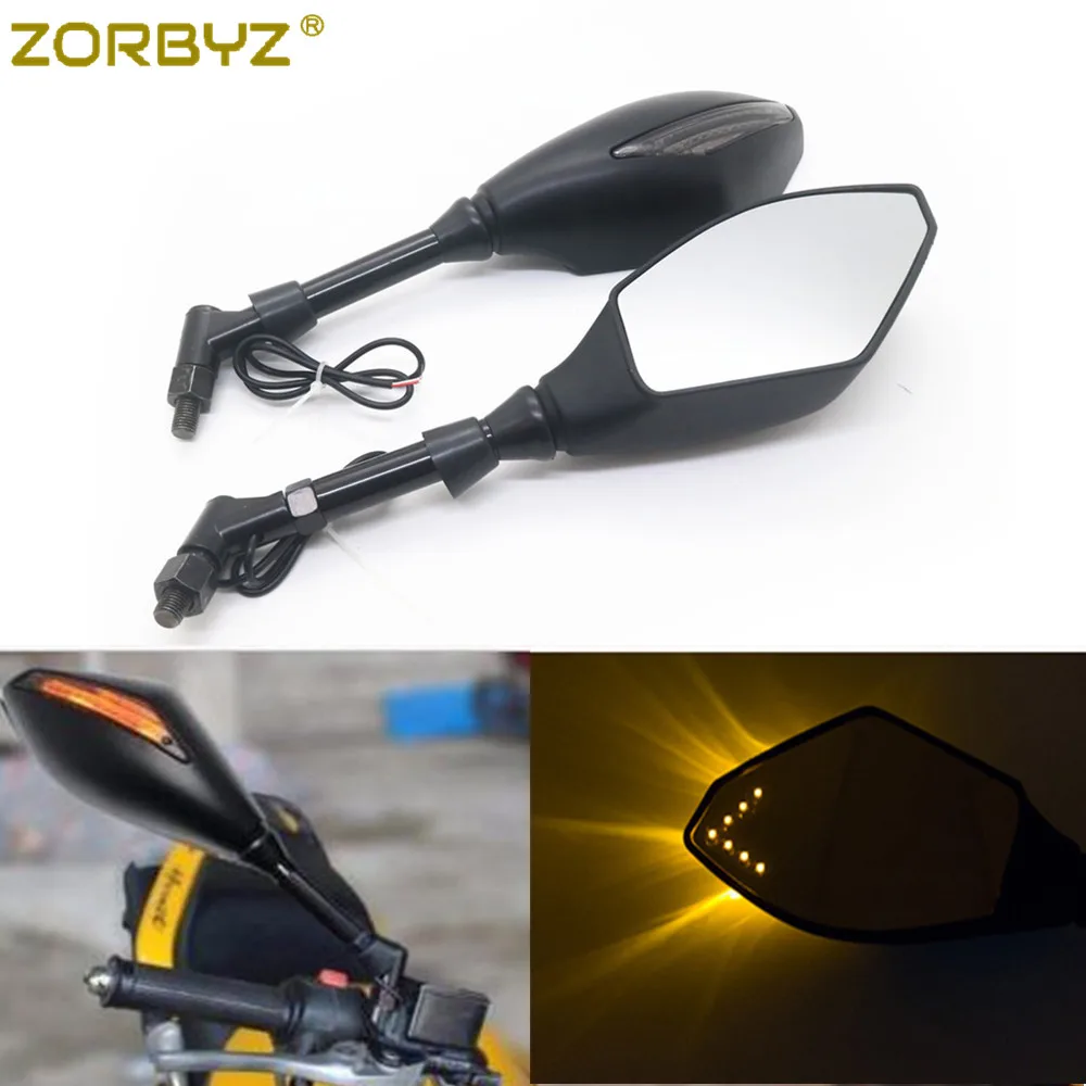 ZORBYZ мотоциклетное матовое черное светодиодное стрелка поворотный сигнал