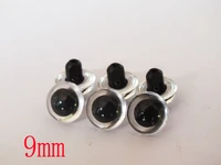 100pairs clear plastic sewing eyes for toy diy doll accessories 9mm