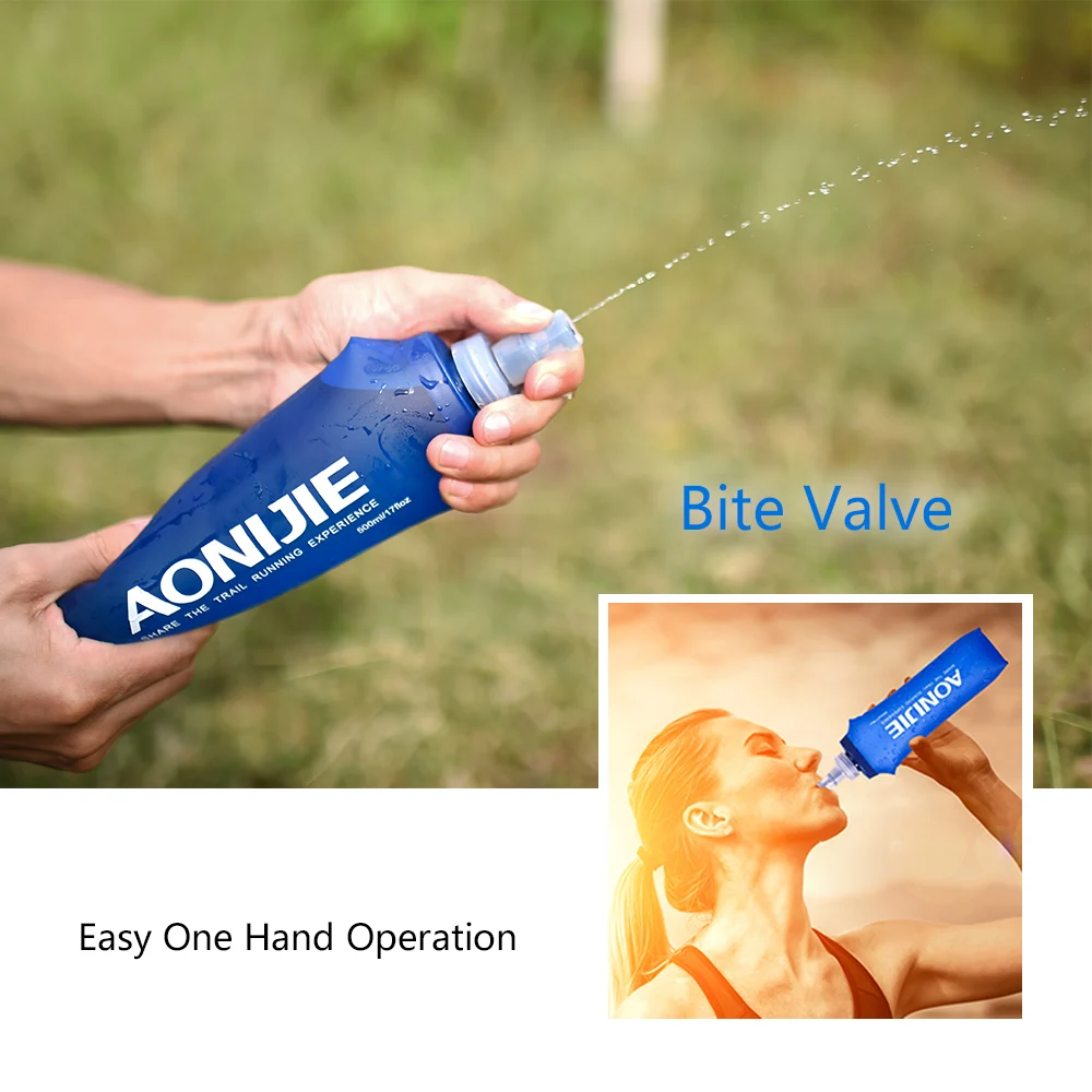 Спортивный складной мягкий чайник для бега из ПВХ без бисфенола|cycling water bottle|cycling