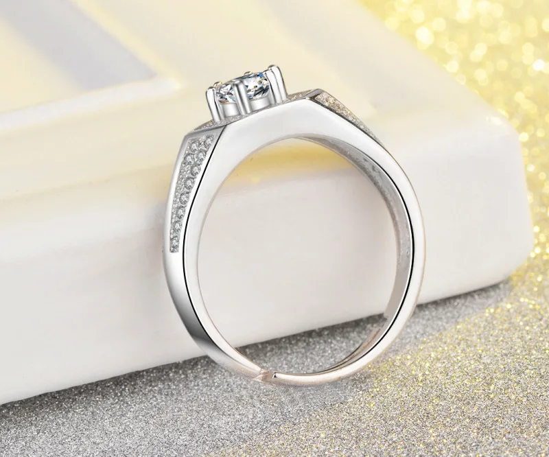 Мужское кольцо CC в винтажном стиле серебро пробы ювелирные изделия для жениха