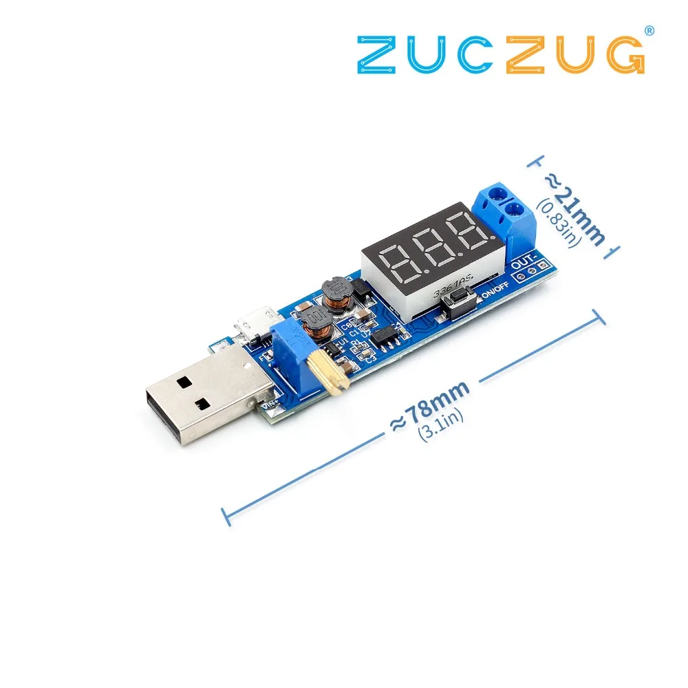 Понижающий блок питания USB 5 В-3 В/12 В 1 2-24 в пост. Тока | Электронные компоненты и